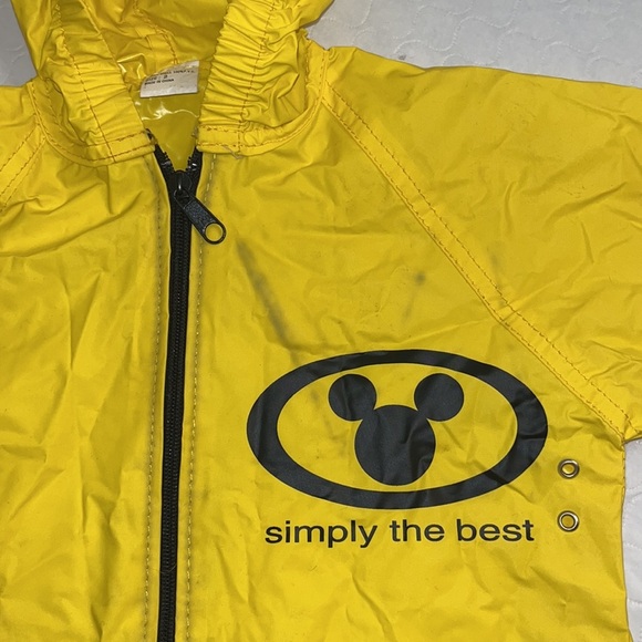 Mickey’s Stuff for Kids yellow Mickey Mouse vintage rain jacket - Picture 9 of 9